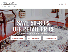 Tablet Screenshot of medallionrug.com